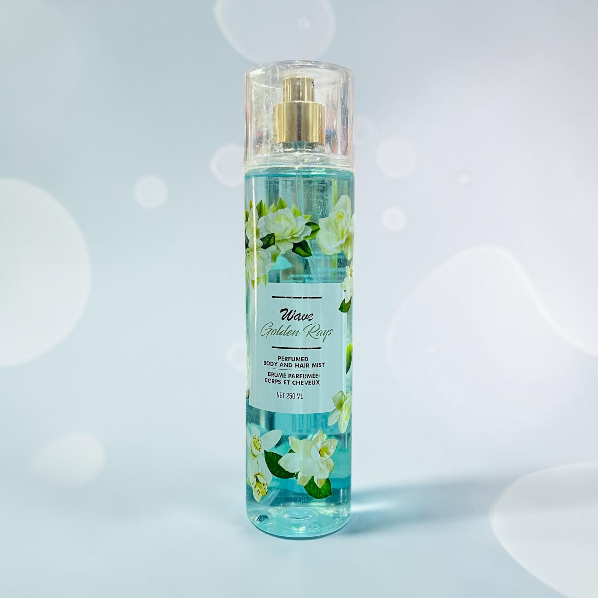 WAVE GOLDEN RAYS PERFUMED BODY AND HAIR MIST 250ML